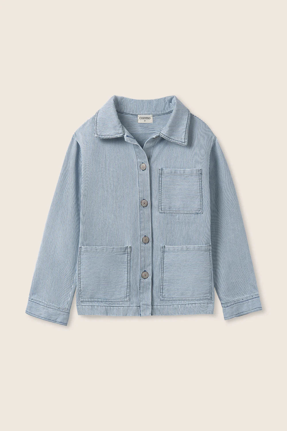 Giacca in denim a righe Ridge