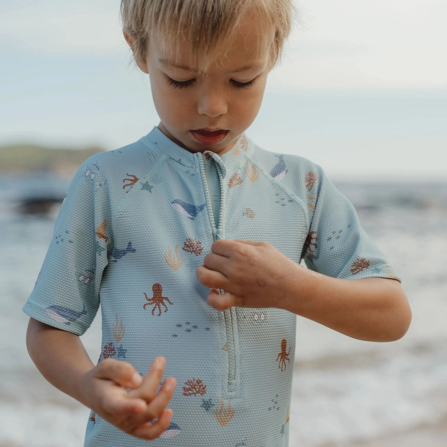 Costume da bagno maniche corte Ocean Friends UPF40