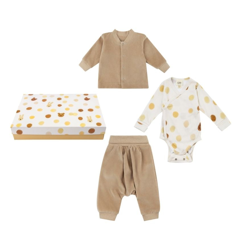 Box nascita - Cardigan, Body e Pantalone