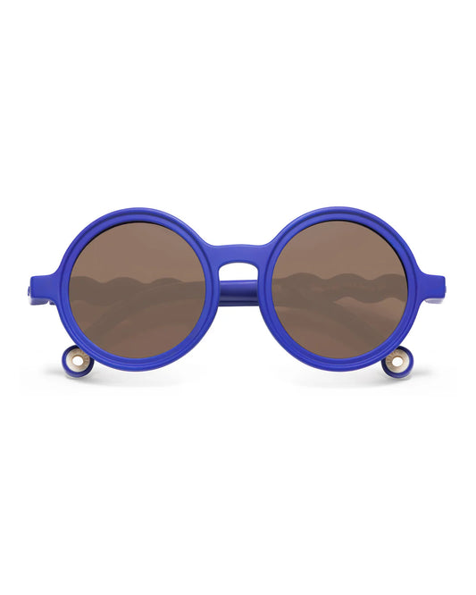 Occhiali da sole rotondi baby blu Midnight Berry 1-3 anni