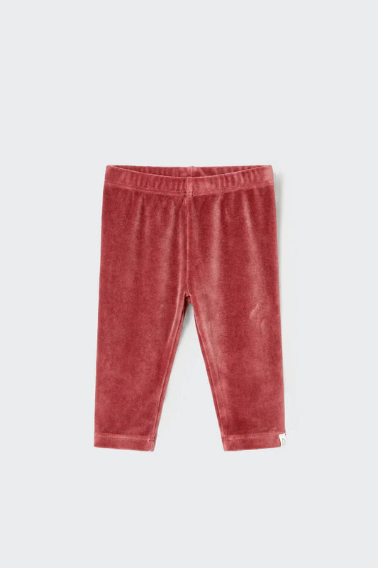 Leggings baby velluto di cotone bio