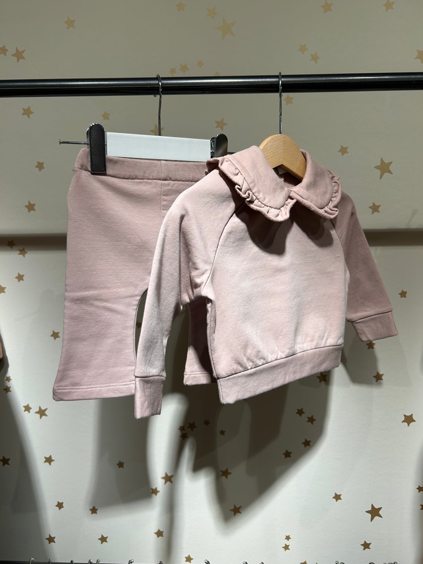 Pantalone baby trombetta cameo rose