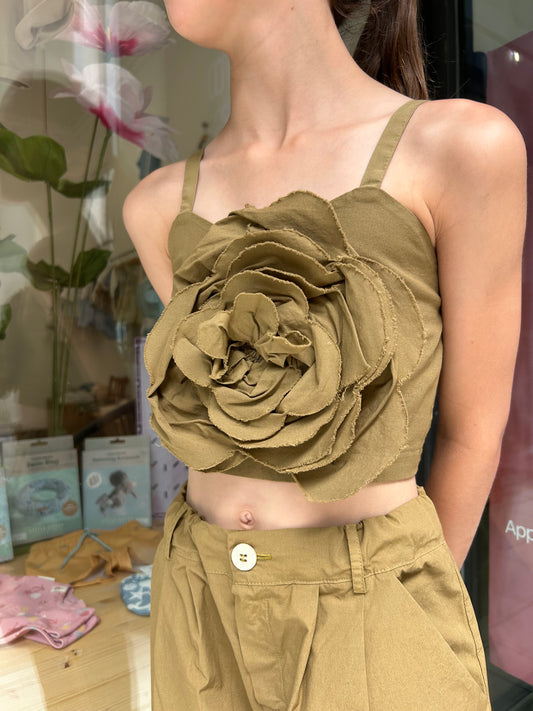 Top fiore Gold Green