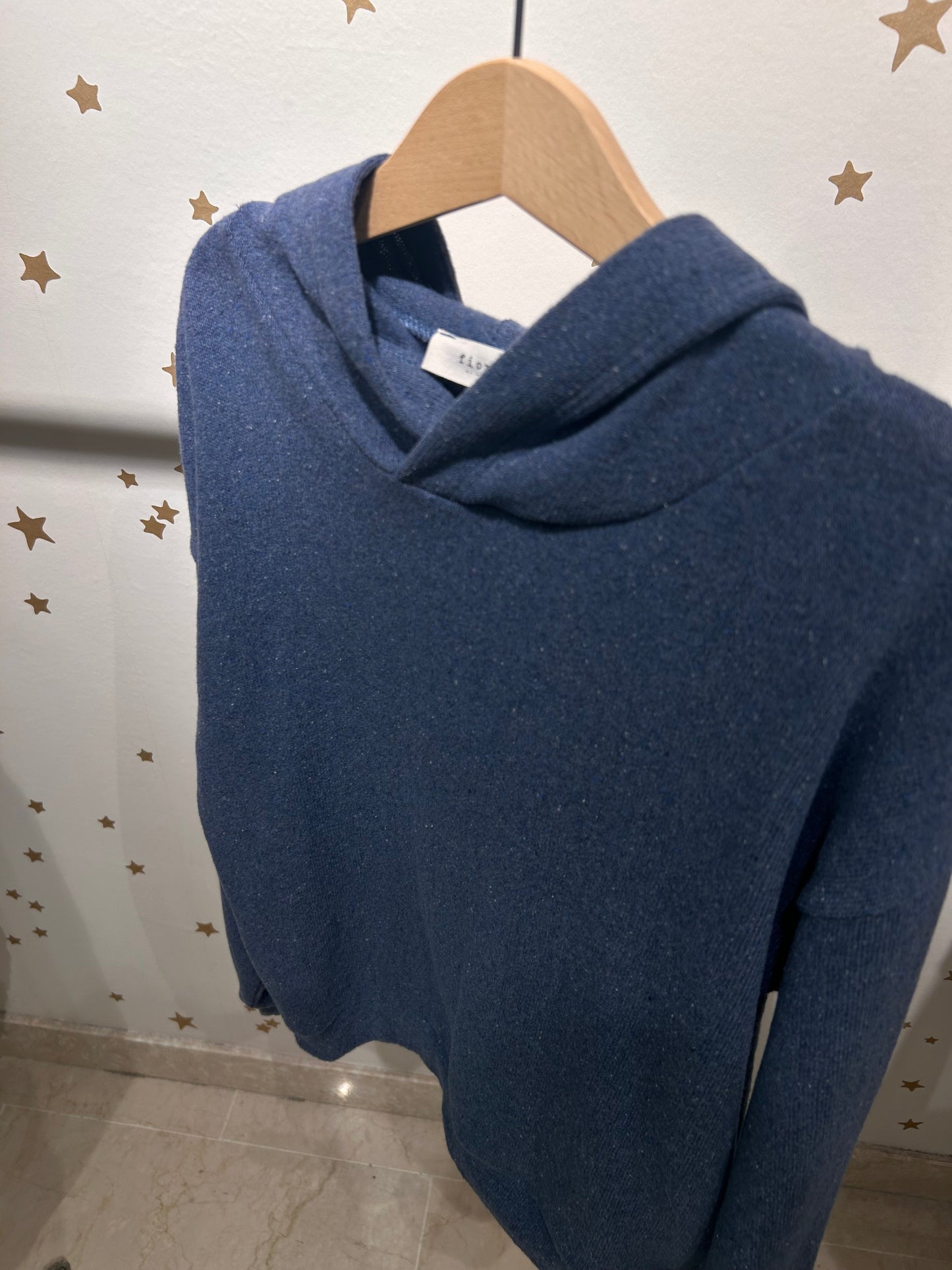 Felpa con cappuccio mare, caldo cotone