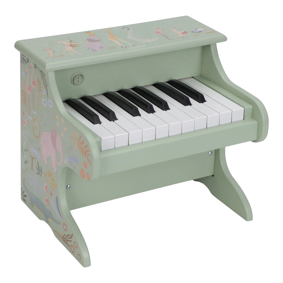 Piano in legno verde Safari Friends