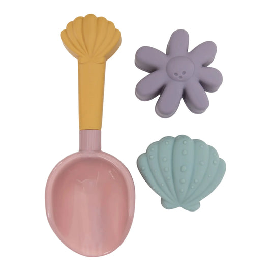 Paletta e formine da spiaggia Pink Mermaid