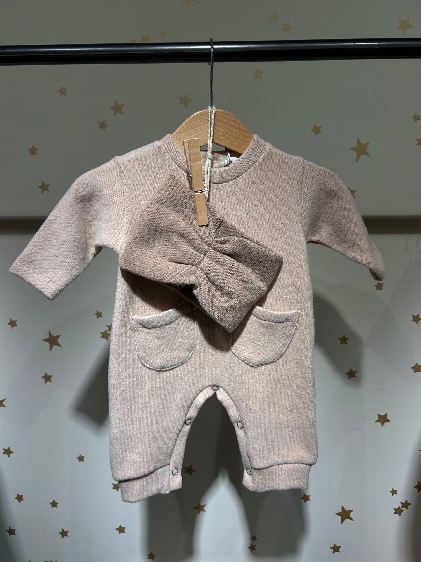 Tutina caldo cotone rosa confetto