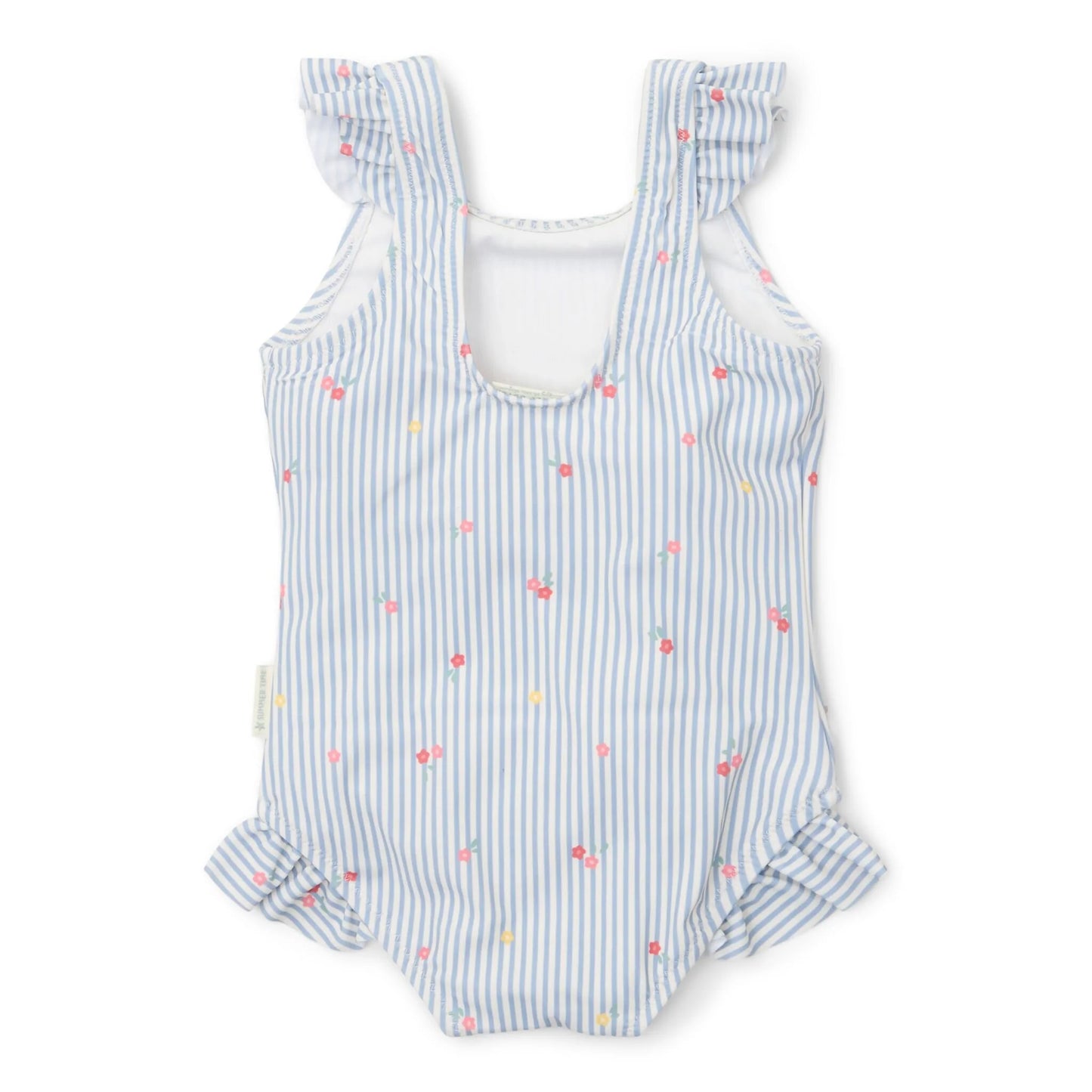 Costume da bagno intero Sunny Flower blu