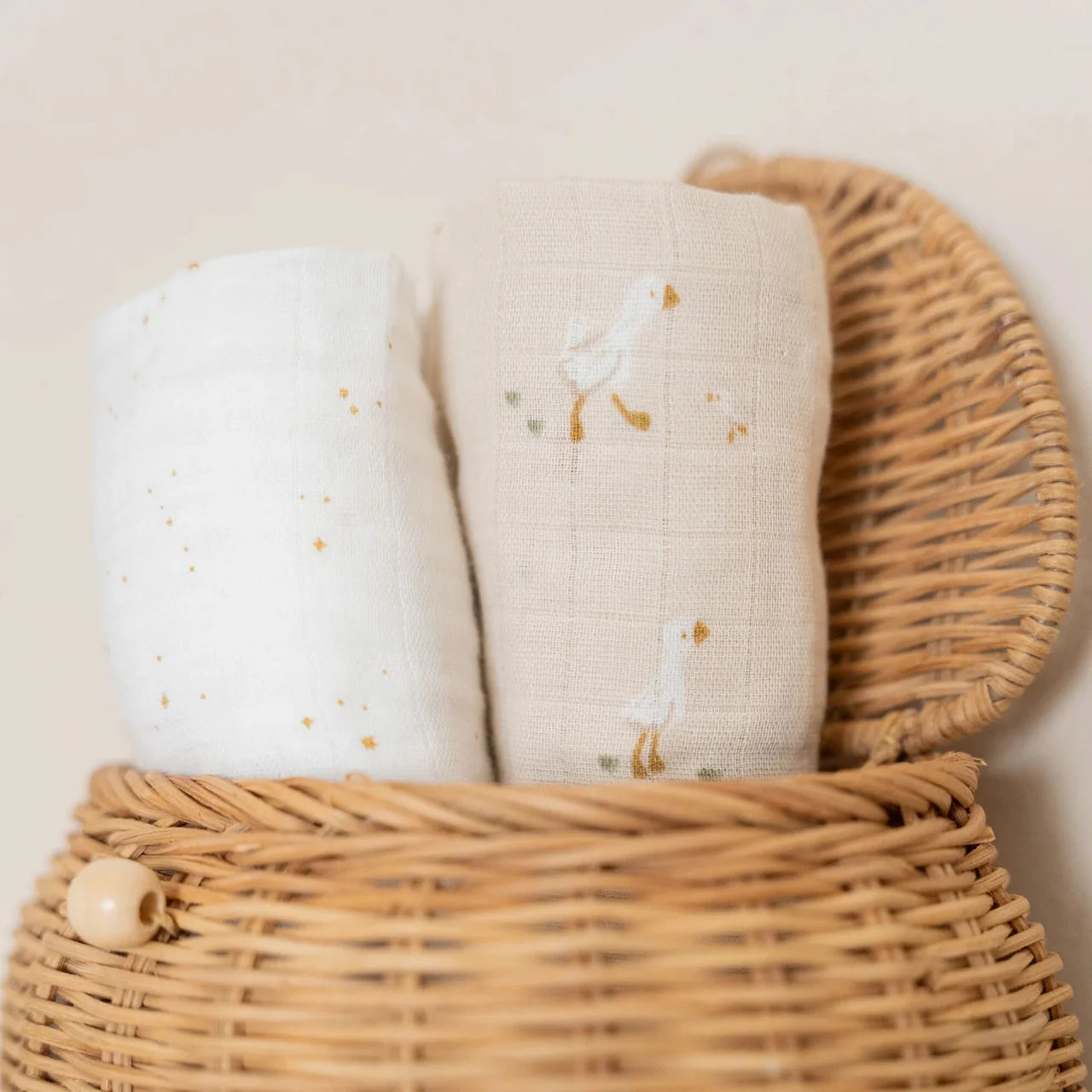 Mussole Newborn Naturals Little Goose