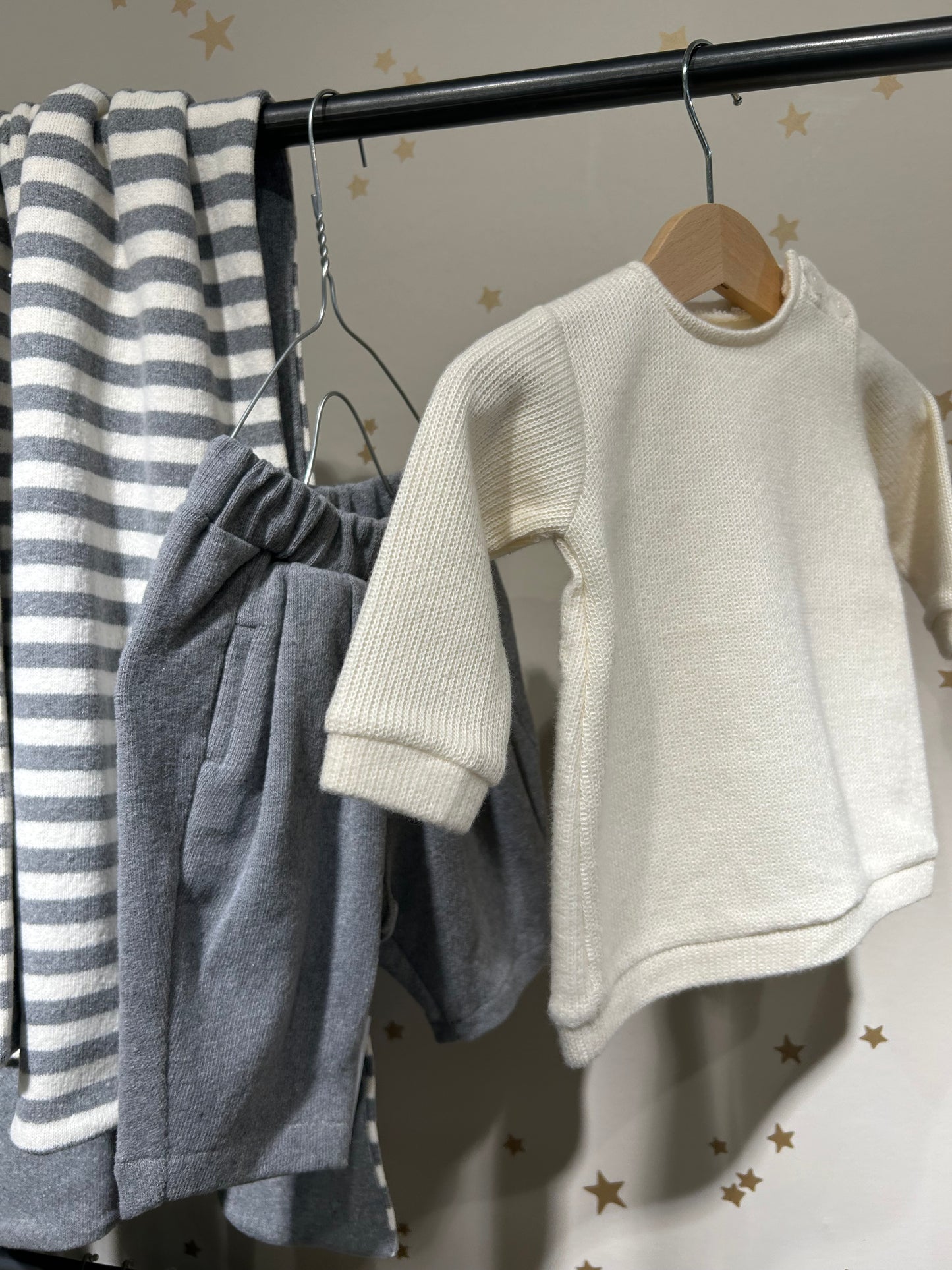 Maglione caldo cotone Sasà ecru