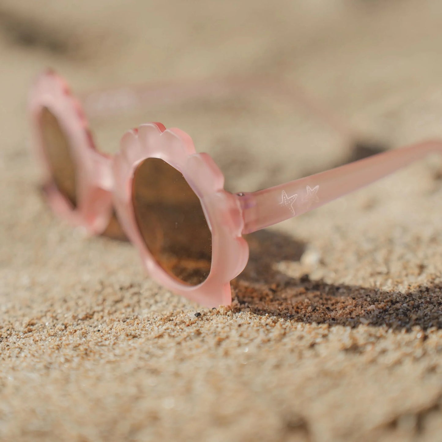 Occhiali da sole rosa Shell Mermaid