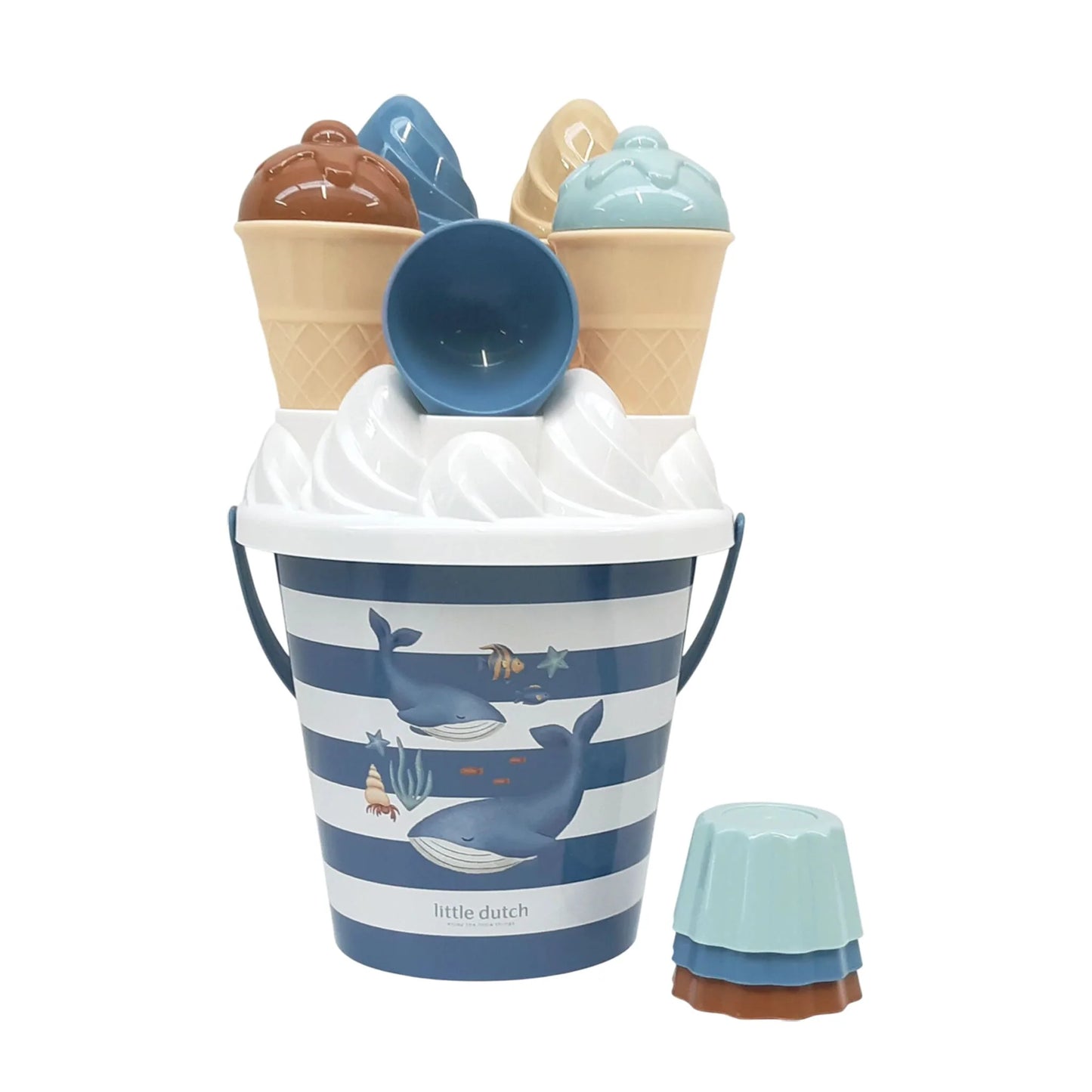 Ocean Dreams Blue beach bucket and ice cream set