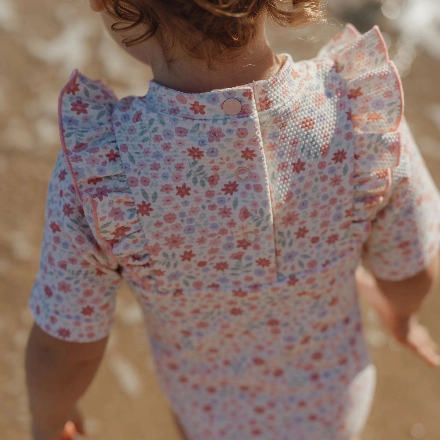 Costume da bagno maniche corte fiorato Dreamy Flowerfield