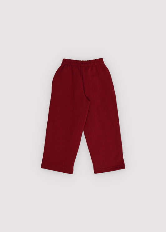 Pantalone sportivo Logo Angela bordeaux