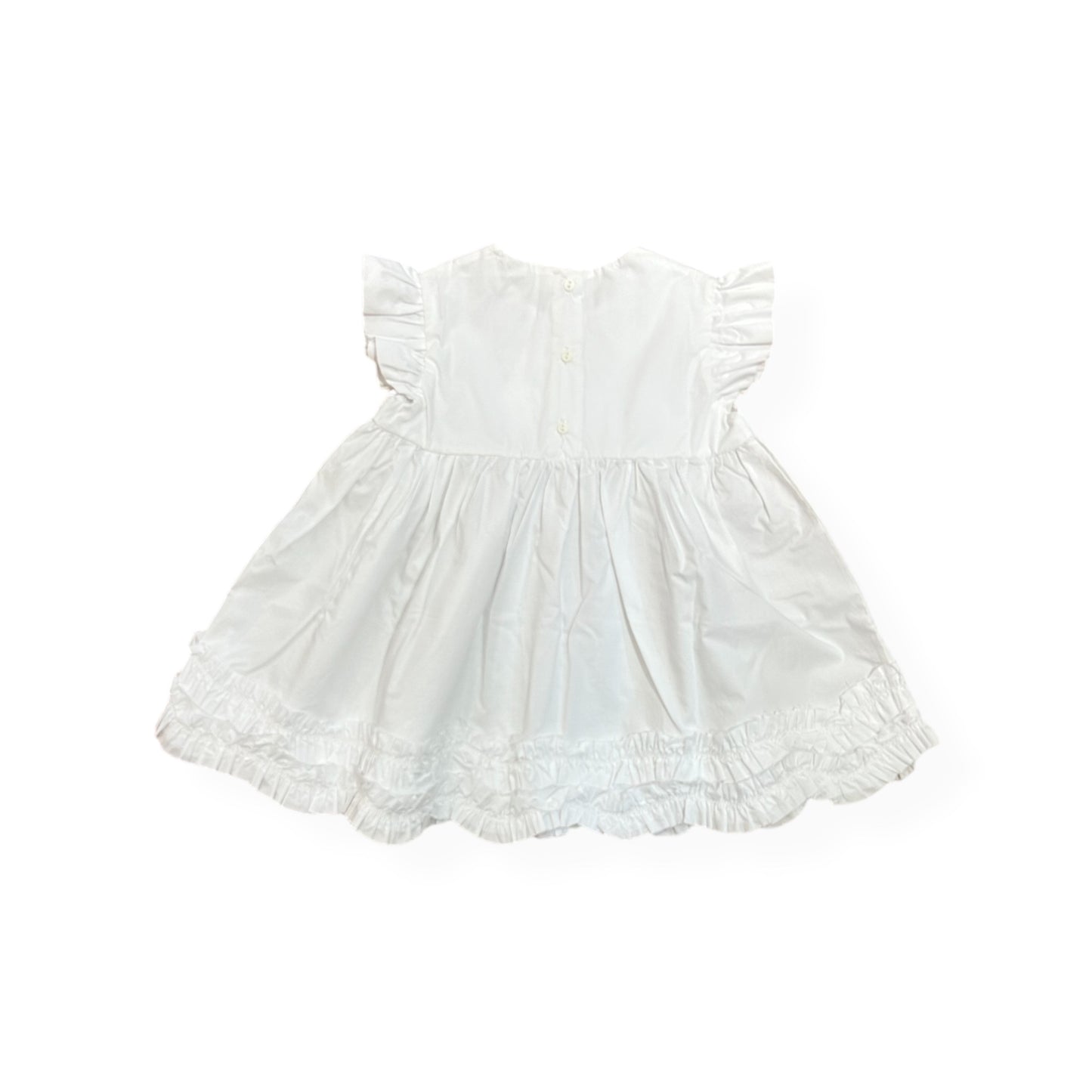 Abito baby balze bianco