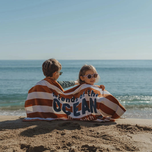 Telo mare Ocean World Brown Stripes