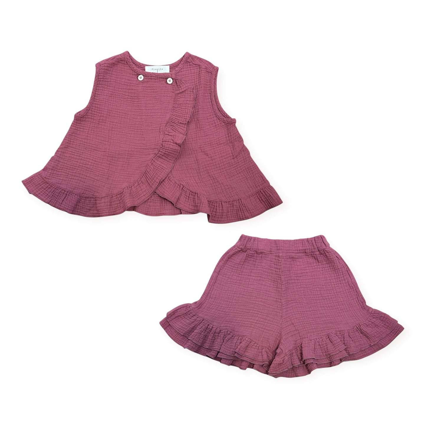 Blusa in mussola Deco Rose