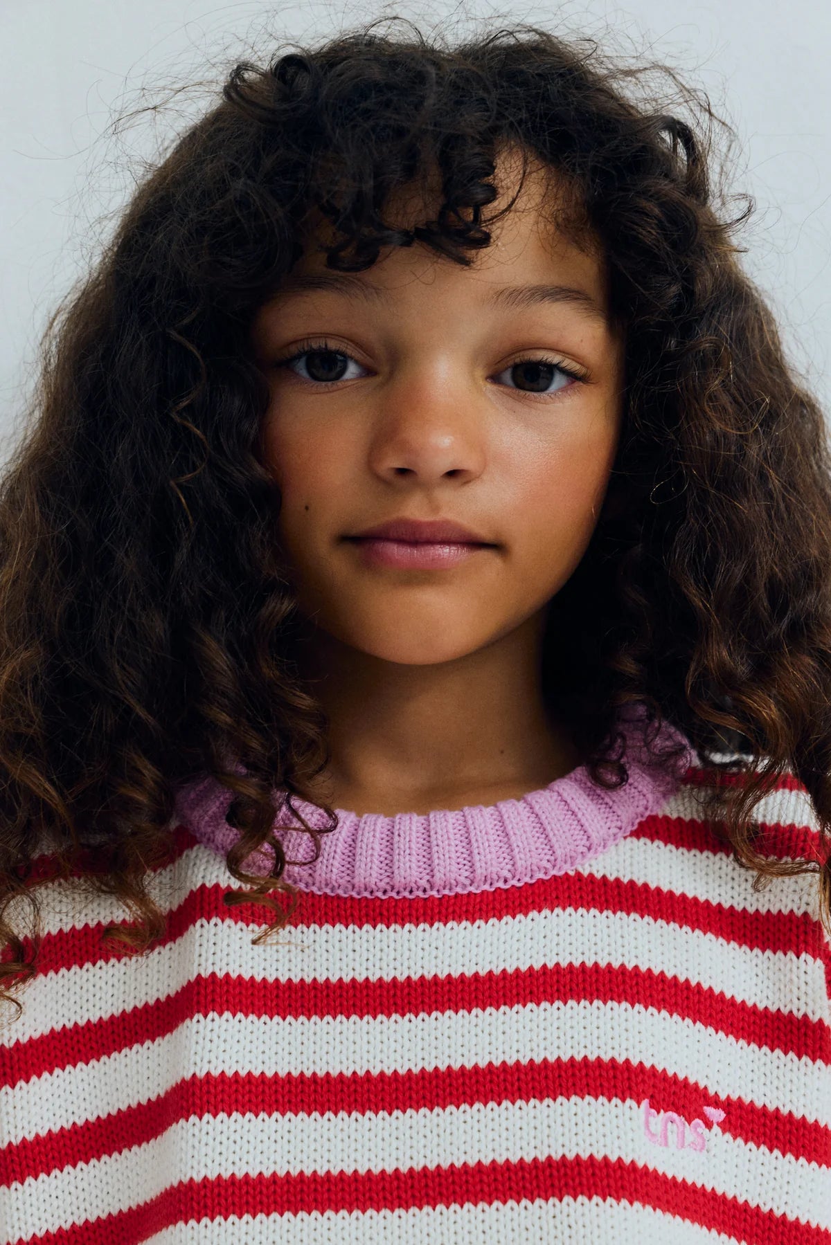 Maglione righe rosa Marigold