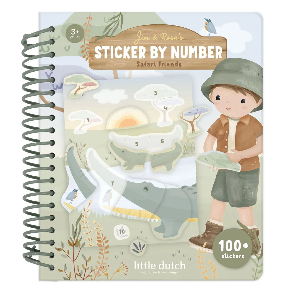 Libro adesivi Jim Safari Friends