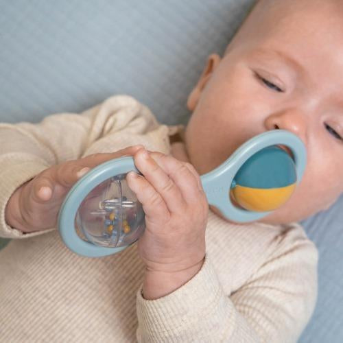 Sonaglio con palline rotanti Blue