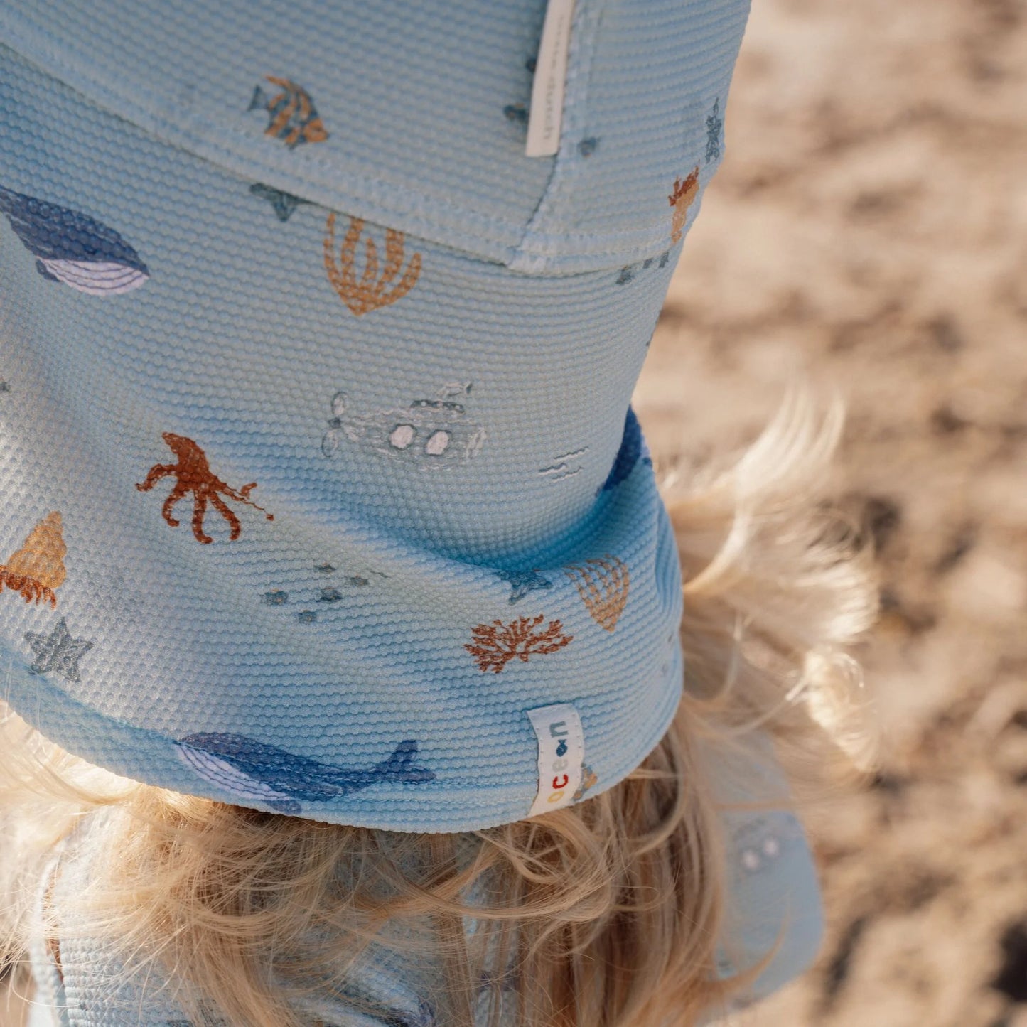 Cappellino solare anti UV Ocean Friends