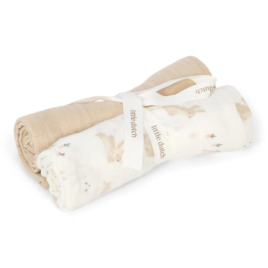Mussole Newborn Naturals Baby Bunny