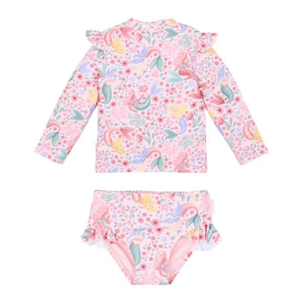 Costume da bagno, maglietta e slip, Sirene UPF40
