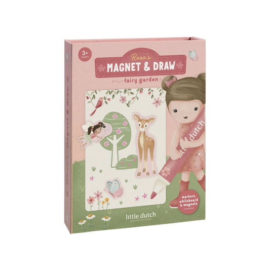 Libro disegno con personaggi magnetici Rosa