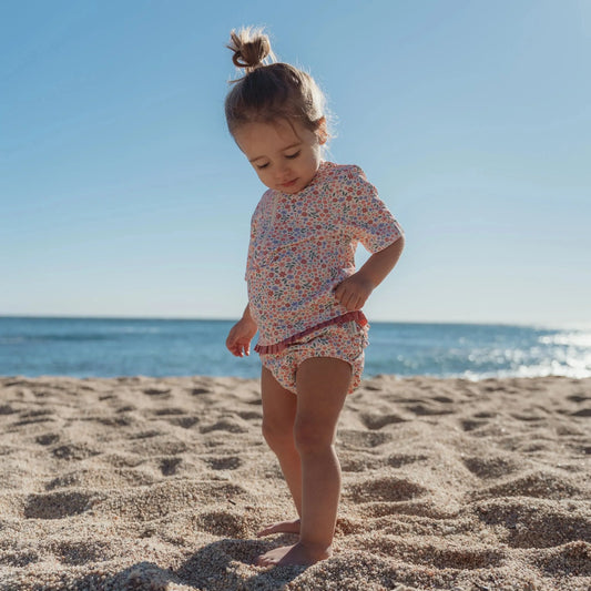 Costume/pannolino da bagno fiorato Floral Print