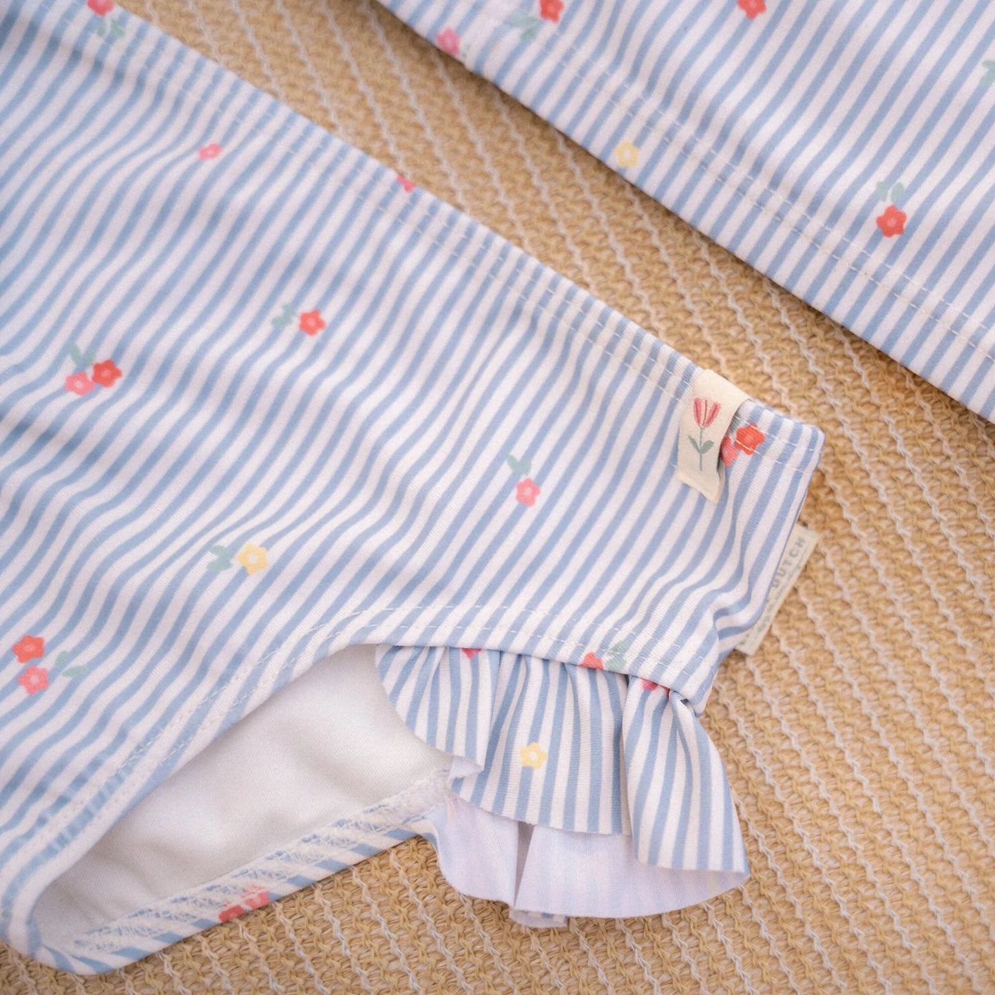 Costume/Mutandina da bagno Sunny Flower blu