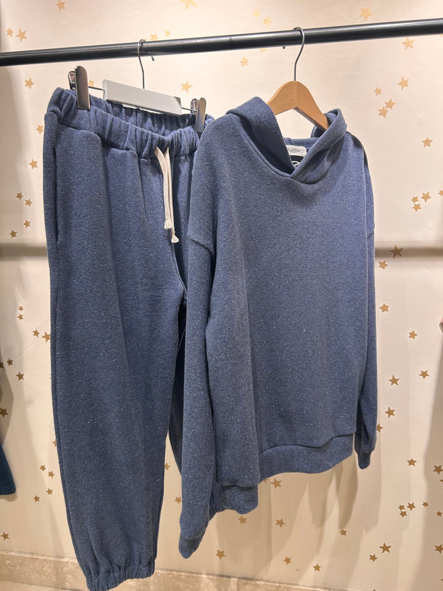 Felpa con cappuccio mare, caldo cotone