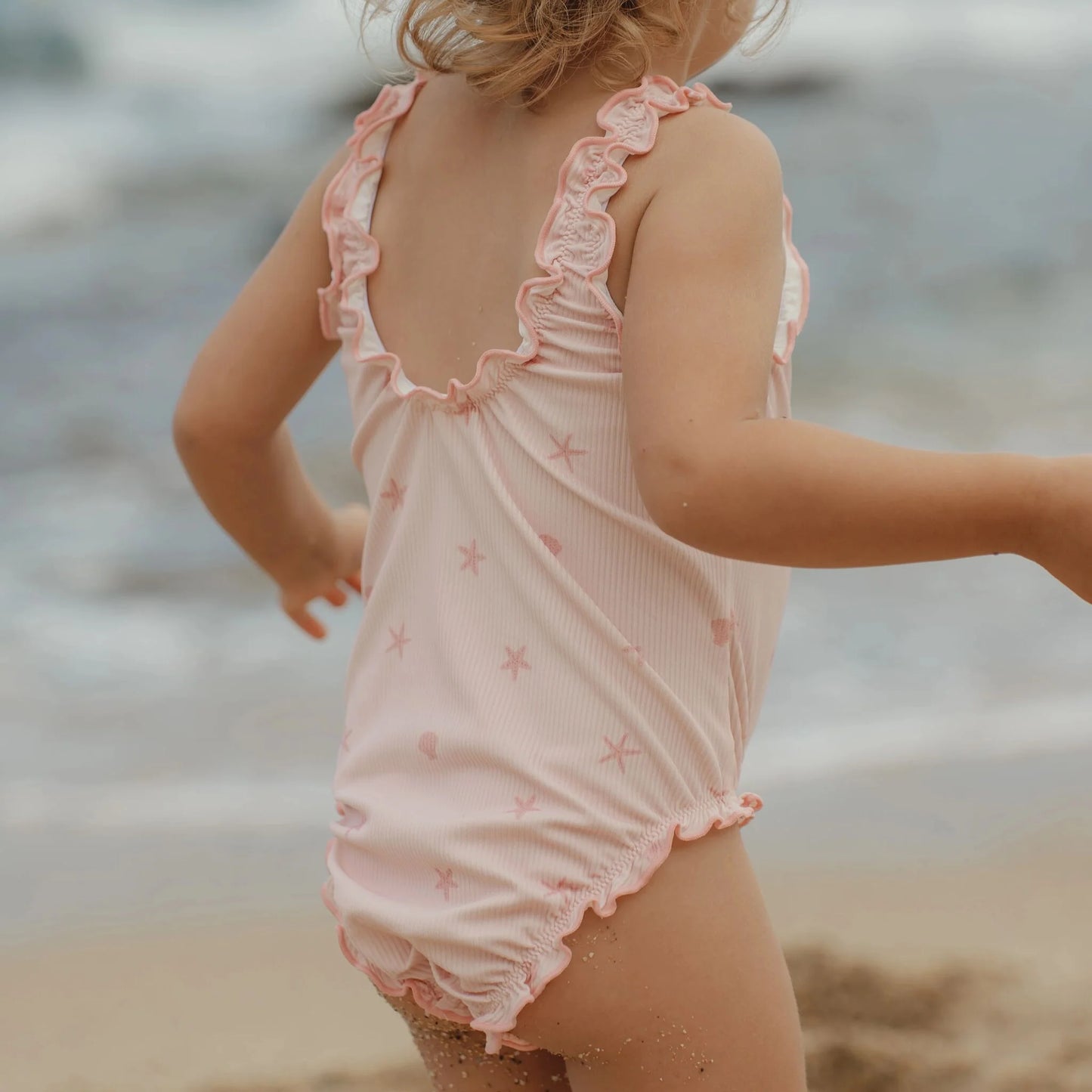 Costume da bagno intero rosa conchiglie Dreamy Seashells