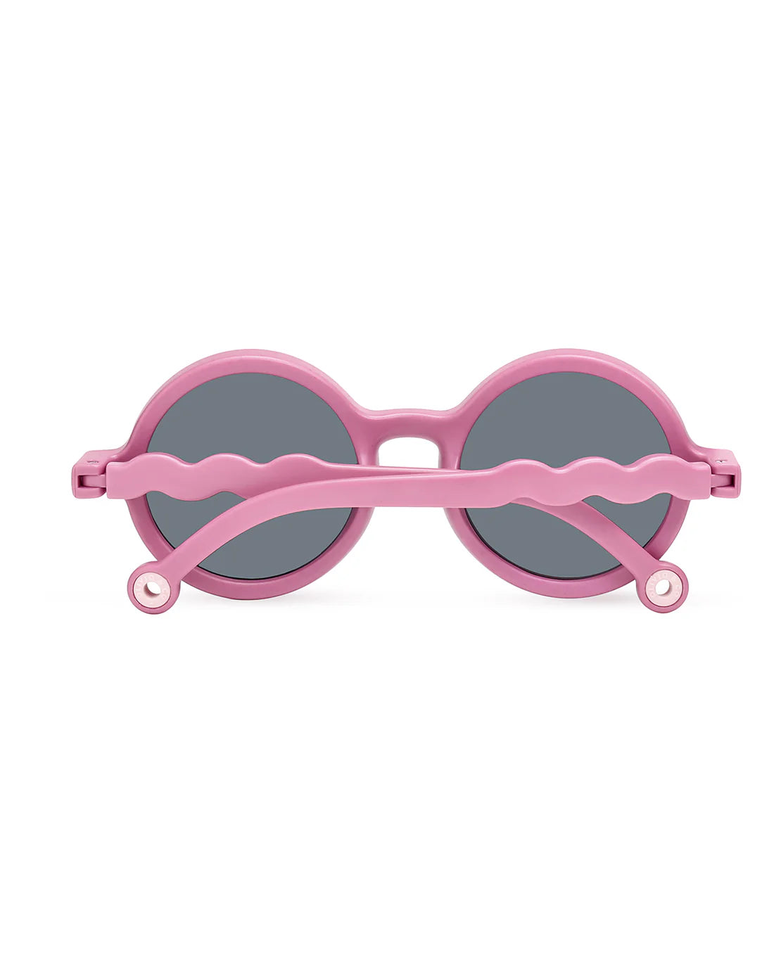 Occhiali da sole rotondi baby rosa Rock Rose 1-3 anni