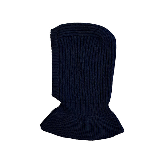 Passamontagna blu lana merino bambino 