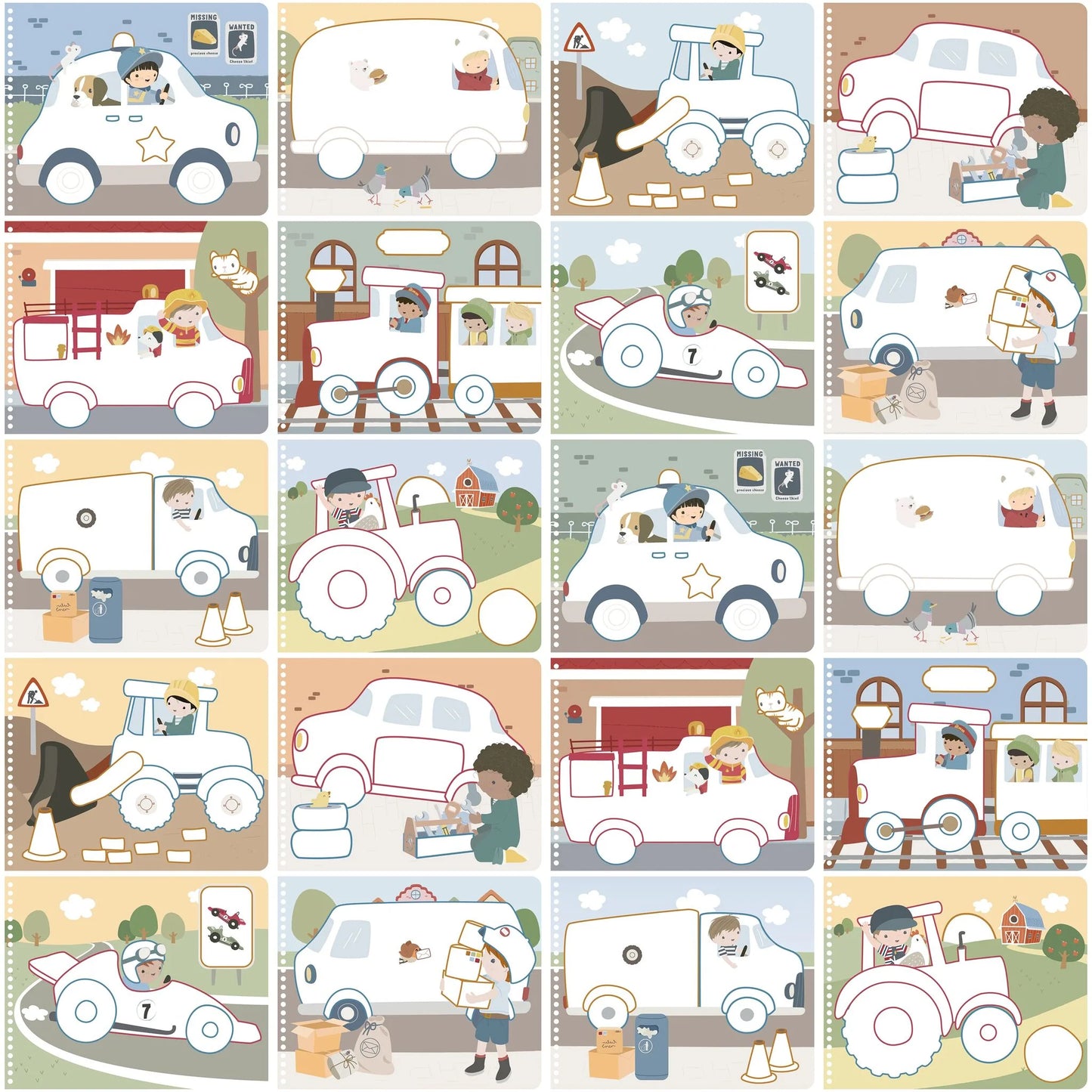 Libro da colorare Magico Jim