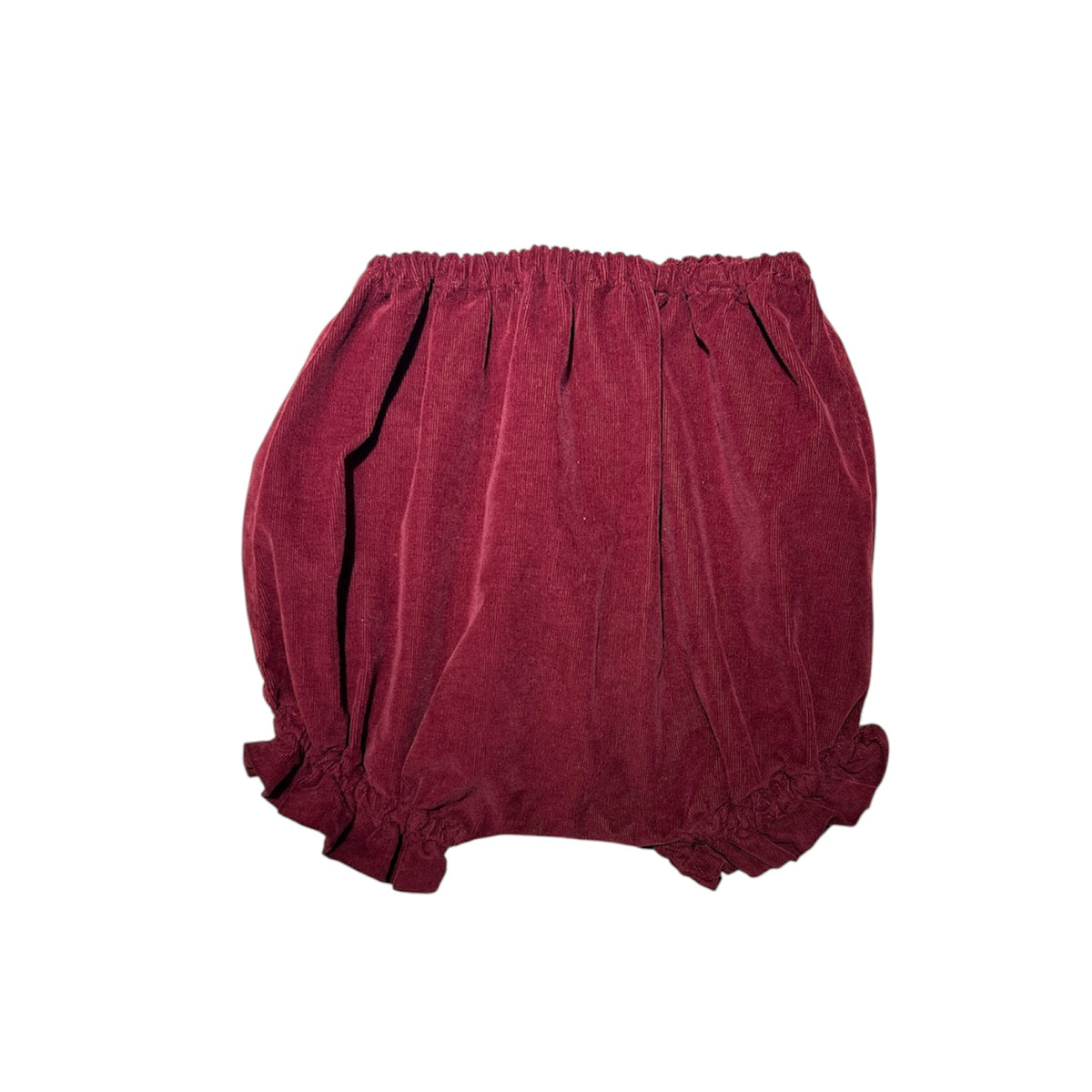 Culotte baby velluto bordeaux