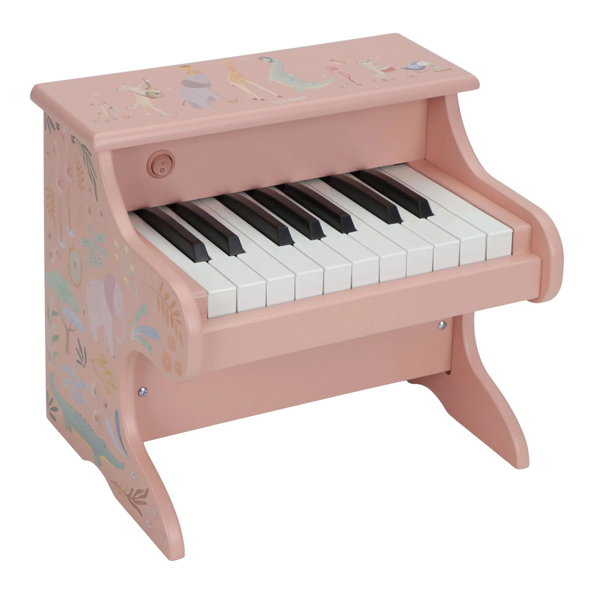 Piano in legno rosa Safari Friends