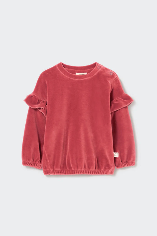 Felpa velluto baby Heidi cotone bio