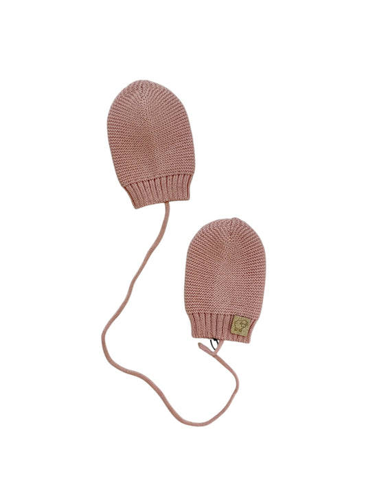 Muffole rosa pura lana merino