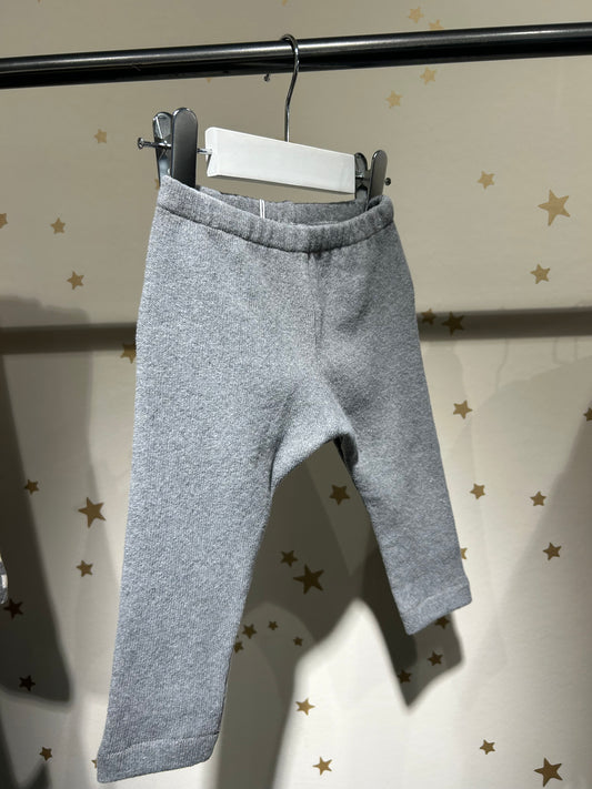 Leggings Rosso caldo cotone grigio