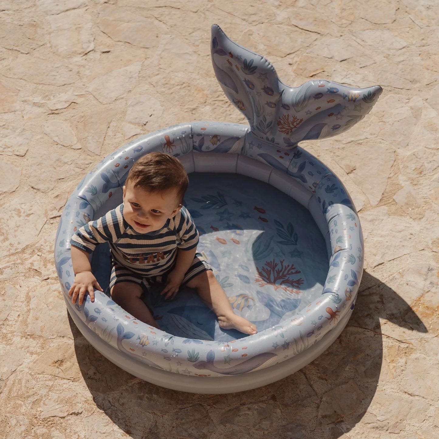Piscina gonfiabile balena Ocean World 80 cm