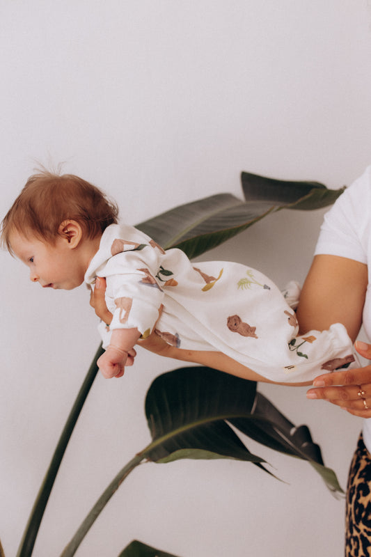 Tutina kimono orsetti yoga cotone BIO