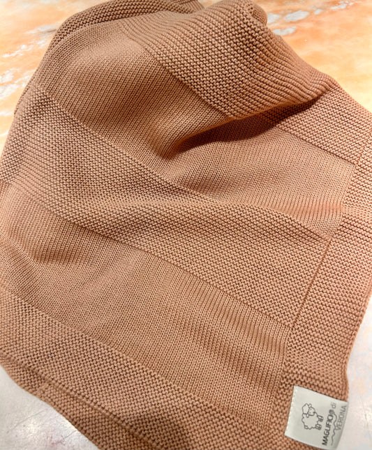 Copertina biscotto neonato links puro cotone bio