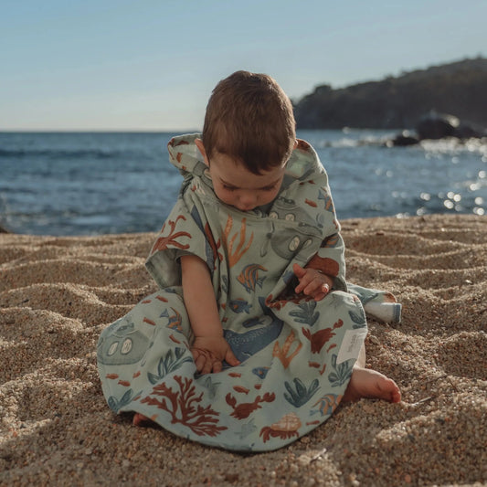 Poncho da mare multicolore Ocean World Multicolor