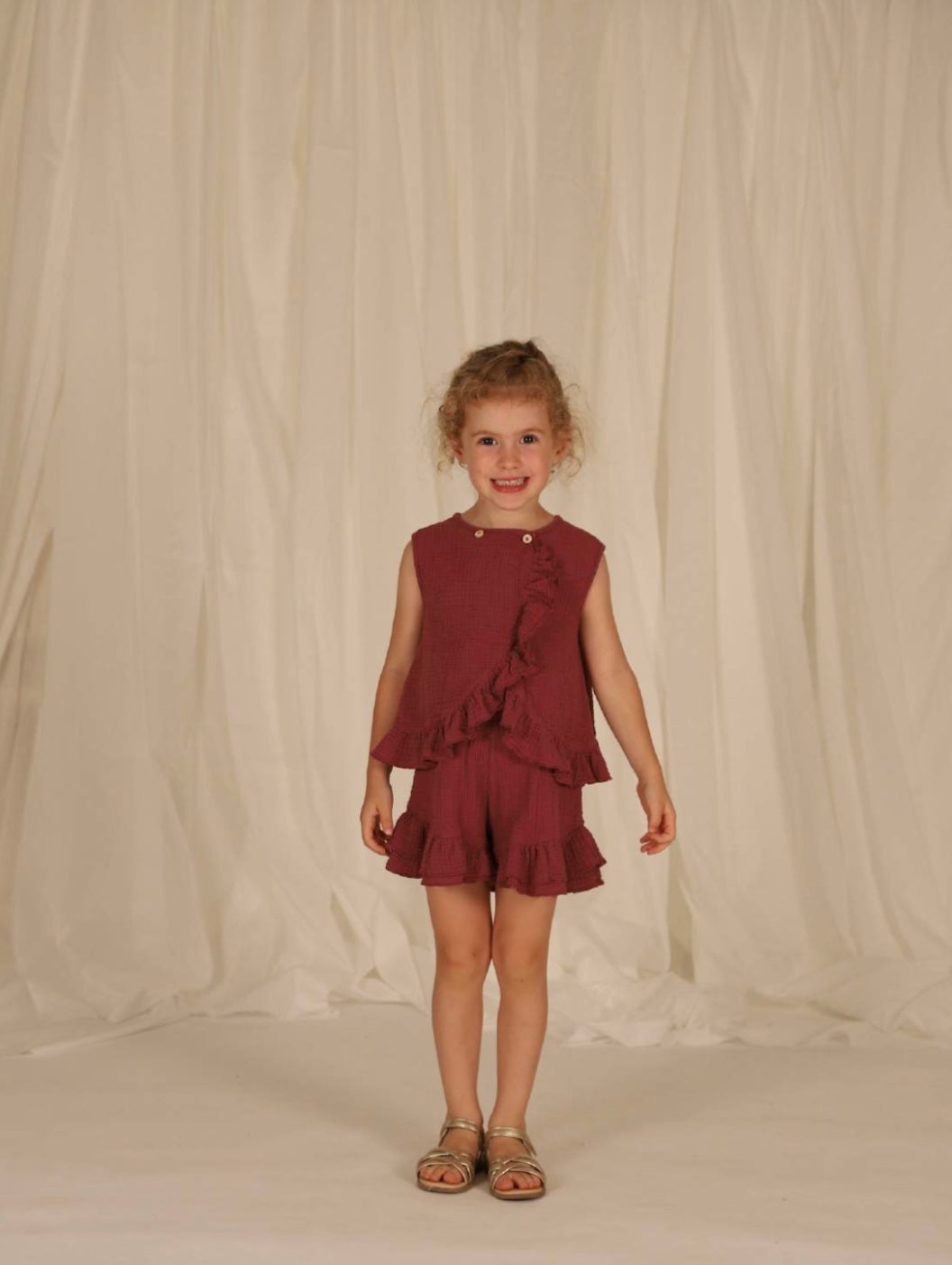 Shorts in mussola Deco Rose