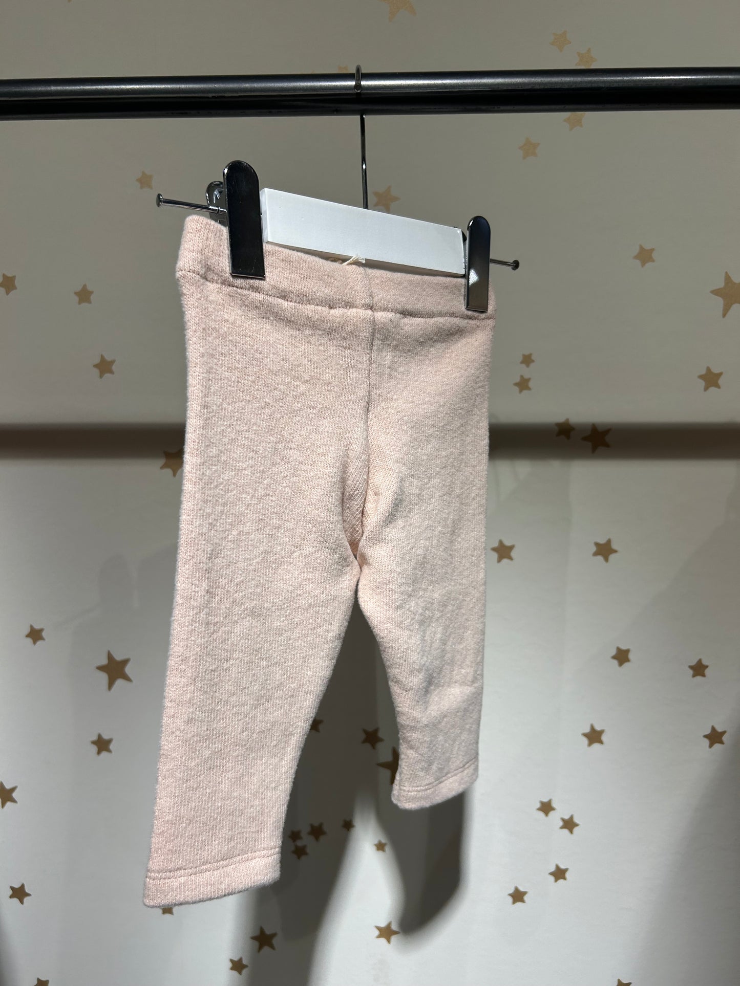 Leggings caldo cotone rosa confetto