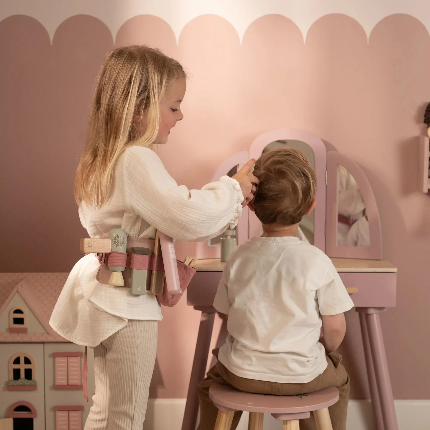 Set de coiffure en bois