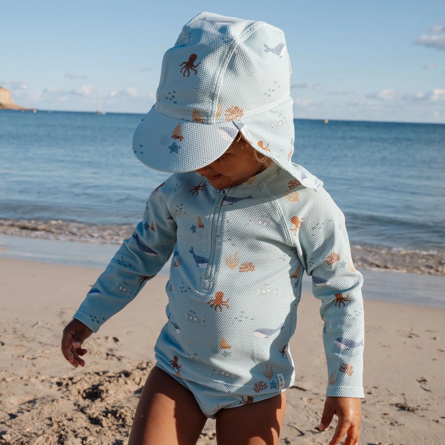 Cappellino solare anti UV Ocean Friends