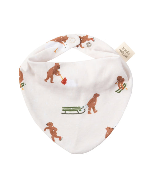 Bavaglia Winter Teddy cotone BIO