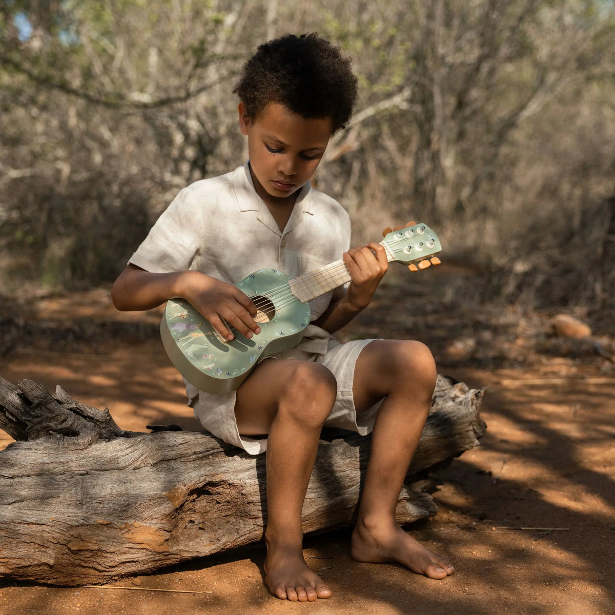Chitarra verde Safari Friends